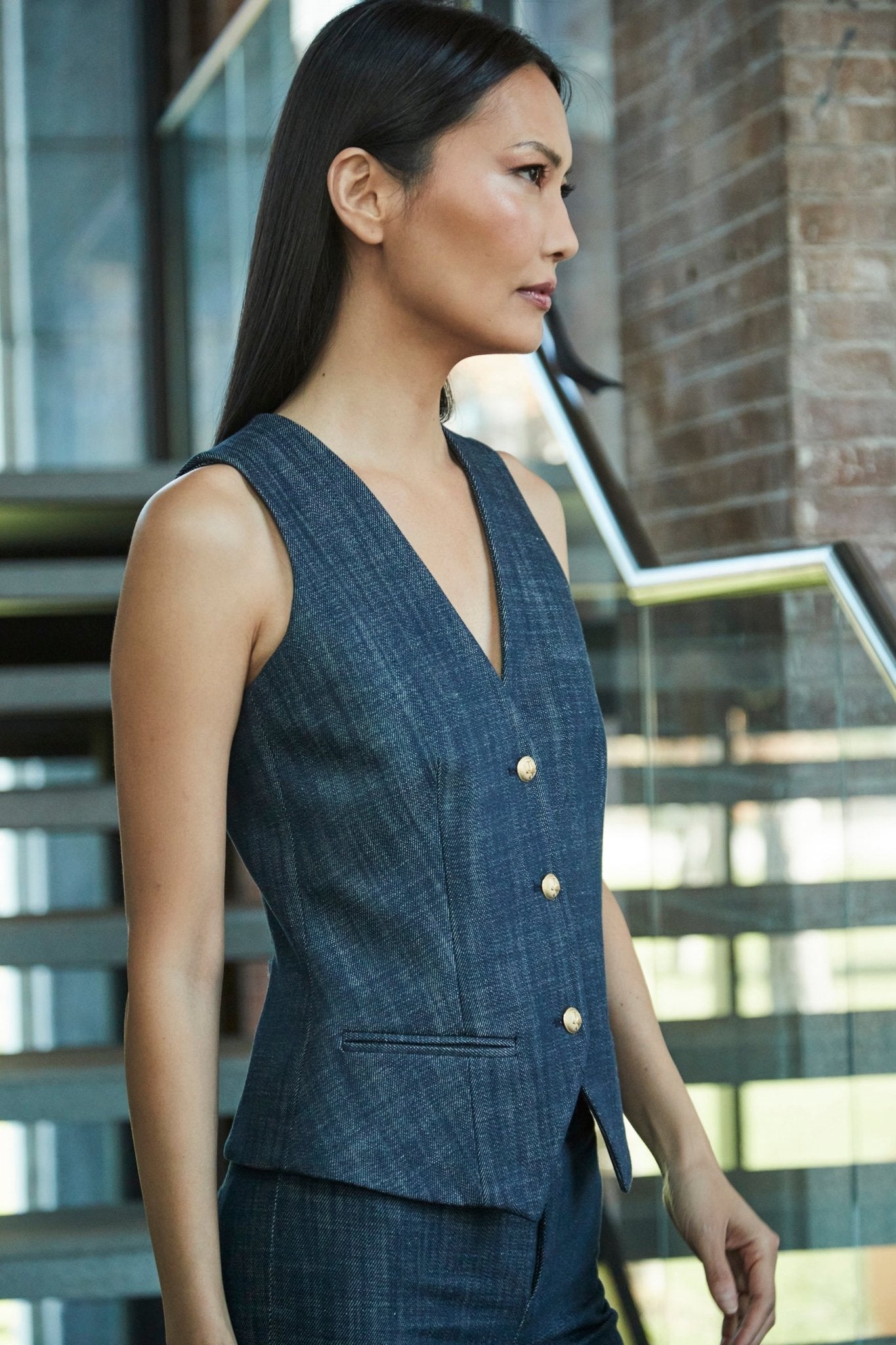MILAN DENIM VEST - THE EXTREME COLLECTION