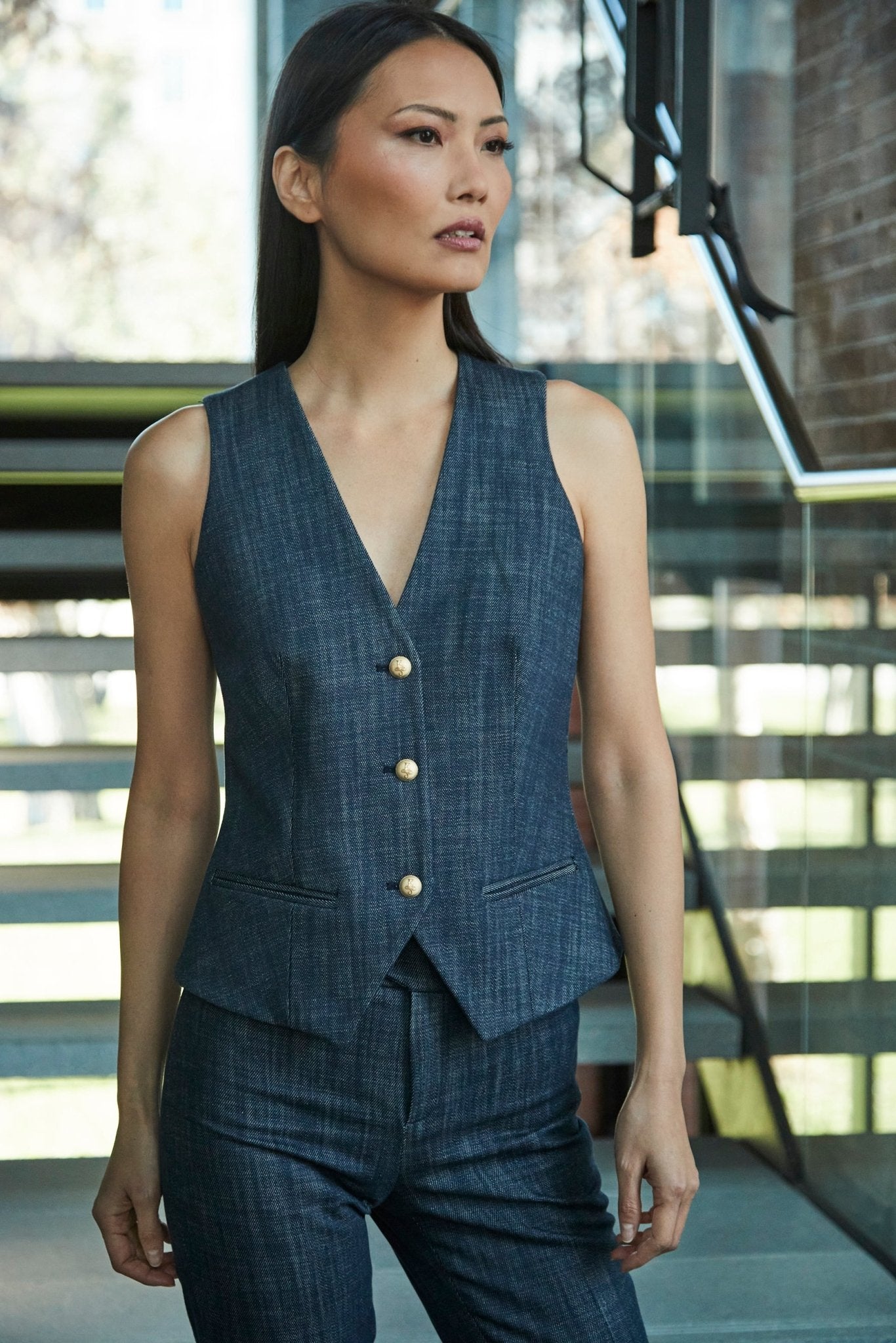 MILAN DENIM VEST - THE EXTREME COLLECTION