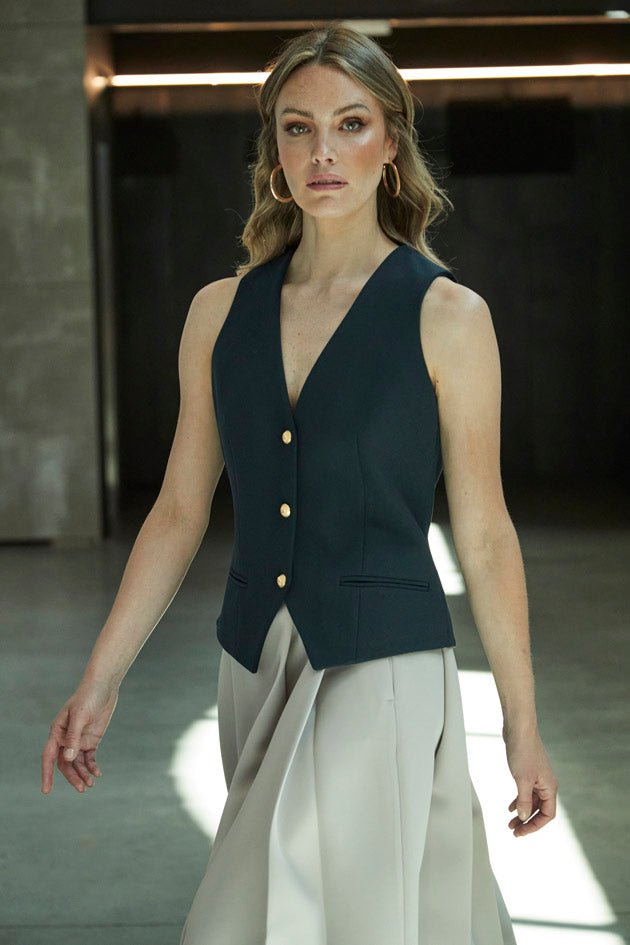 NAVY ATELIER WAISTCOAT - THE EXTREME COLLECTION