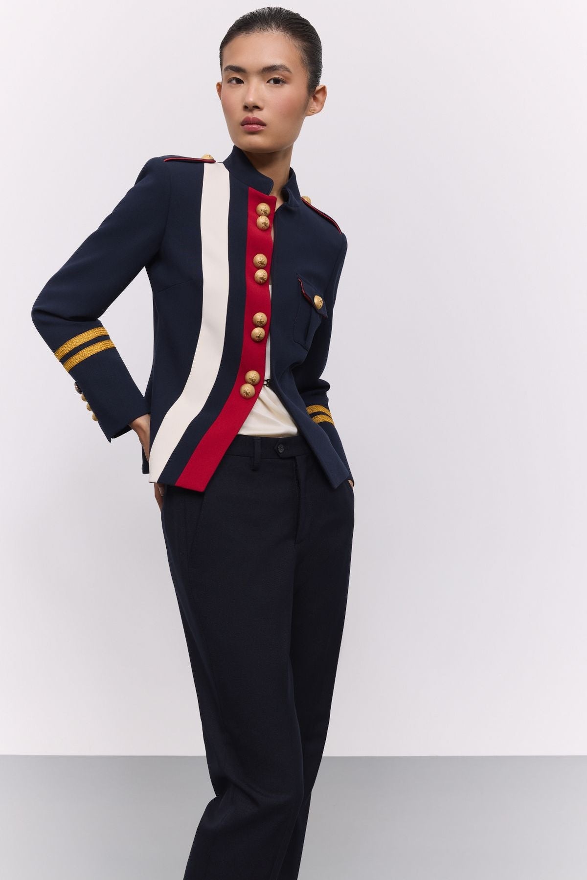 Navy Military Blazer Claudia London - Limited Edition - THE EXTREME COLLECTION