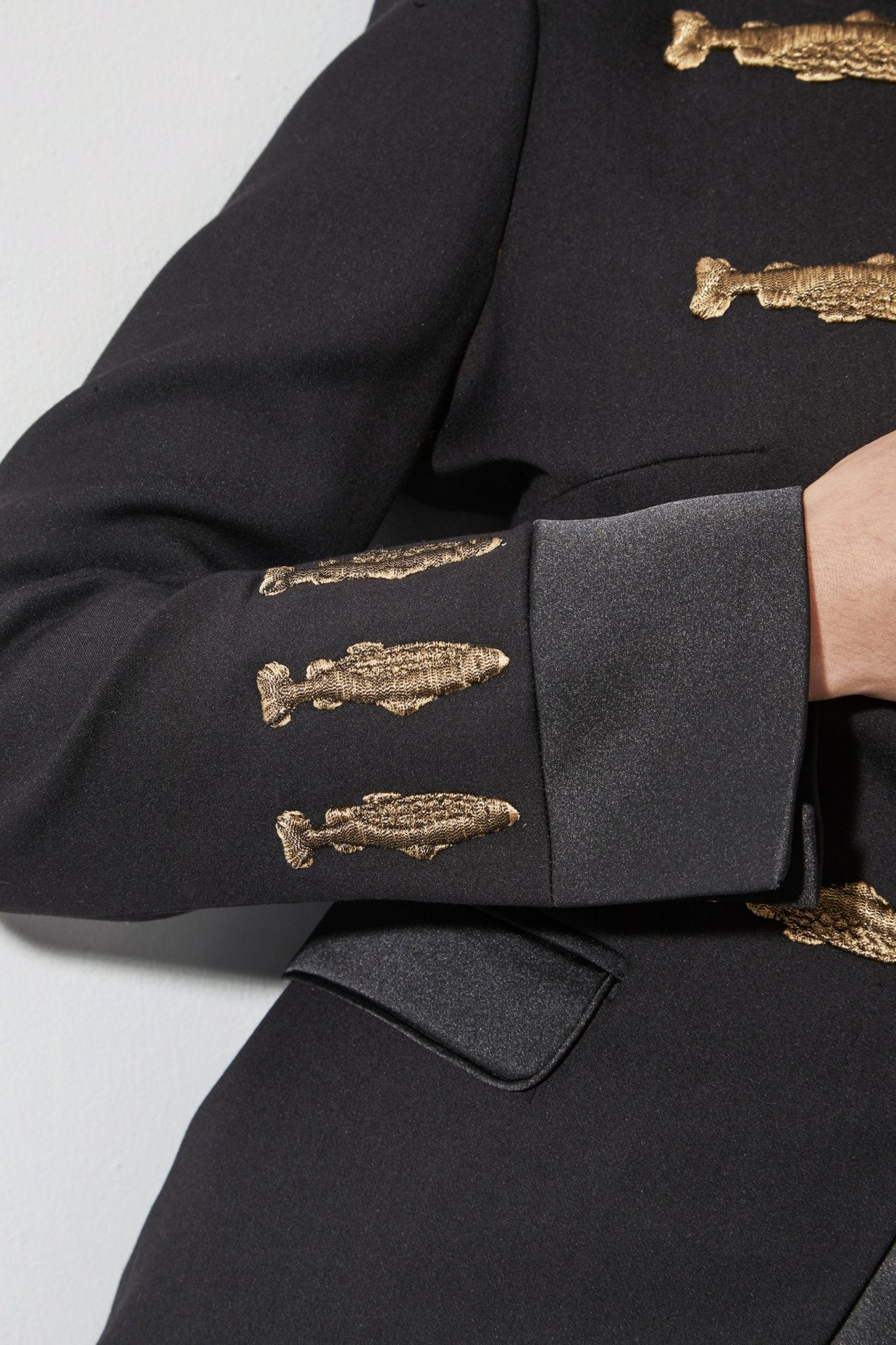 NUVOLA BLACK MILITARY BLAZER - THE EXTREME COLLECTION
