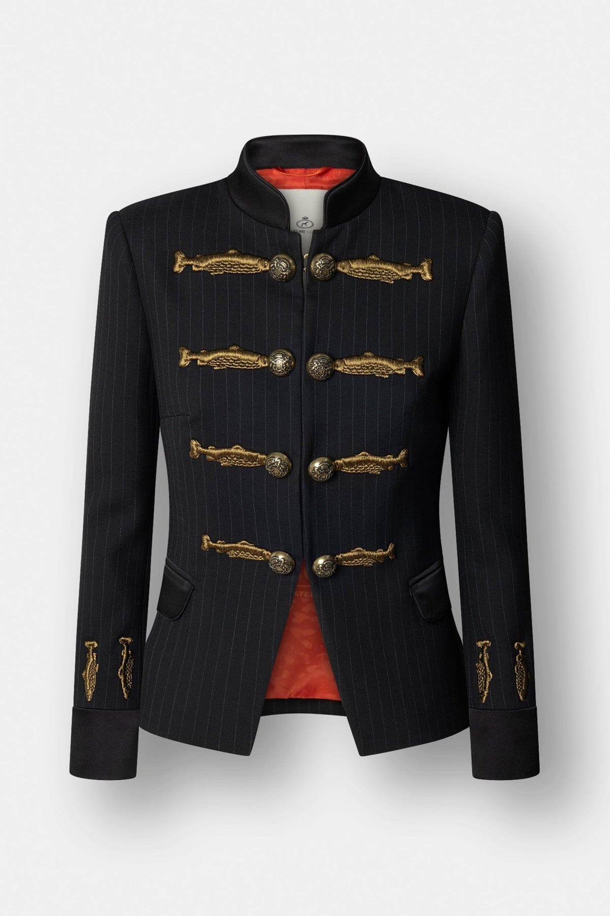 Nuvola Diplomatic Pinstripe Embroidered Blazer - Limited Edition - THE EXTREME COLLECTION
