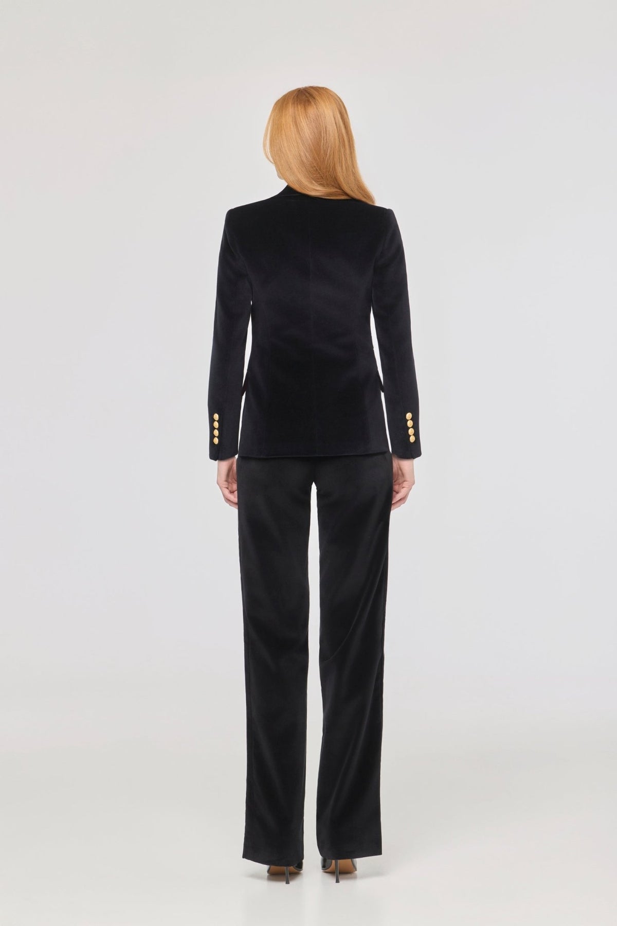 Oliva Black Velvet Blazer - Limited Edition - THE EXTREME COLLECTION