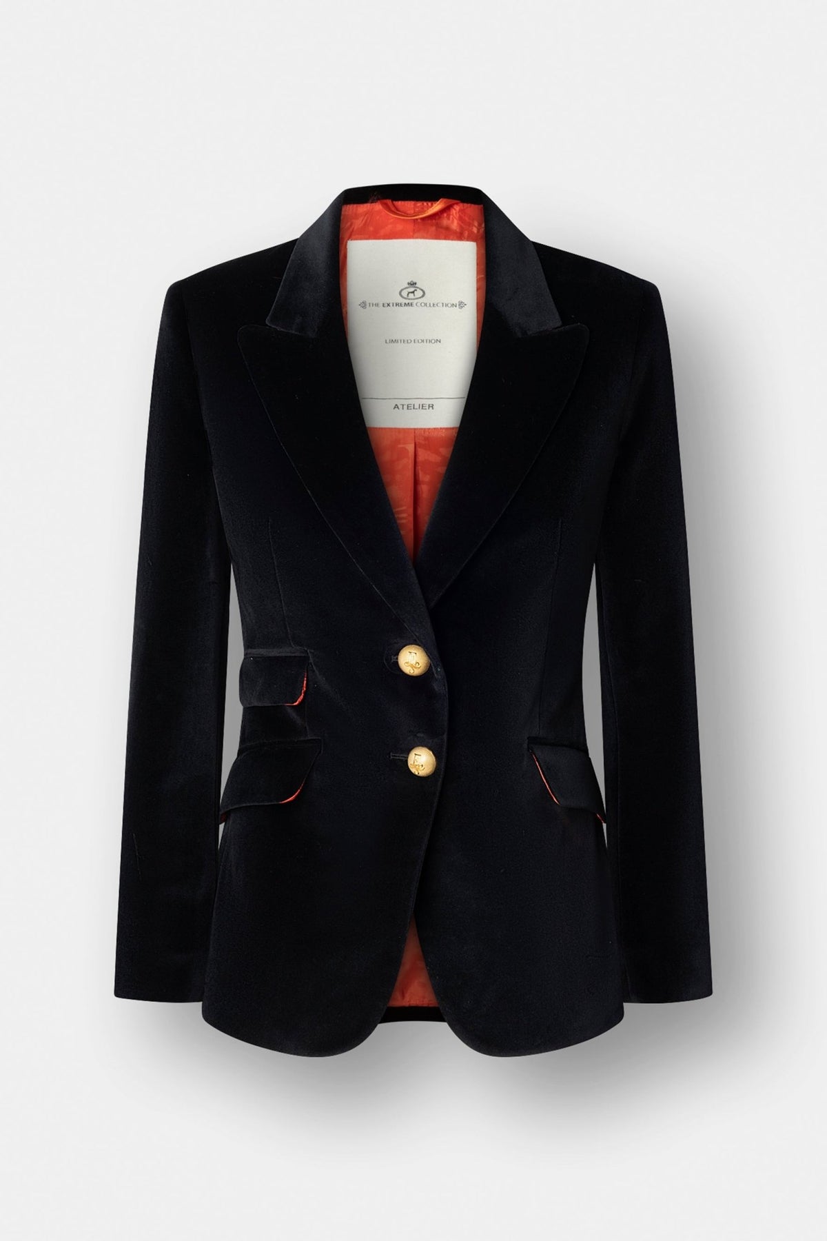 Oliva Black Velvet Blazer - Limited Edition - THE EXTREME COLLECTION