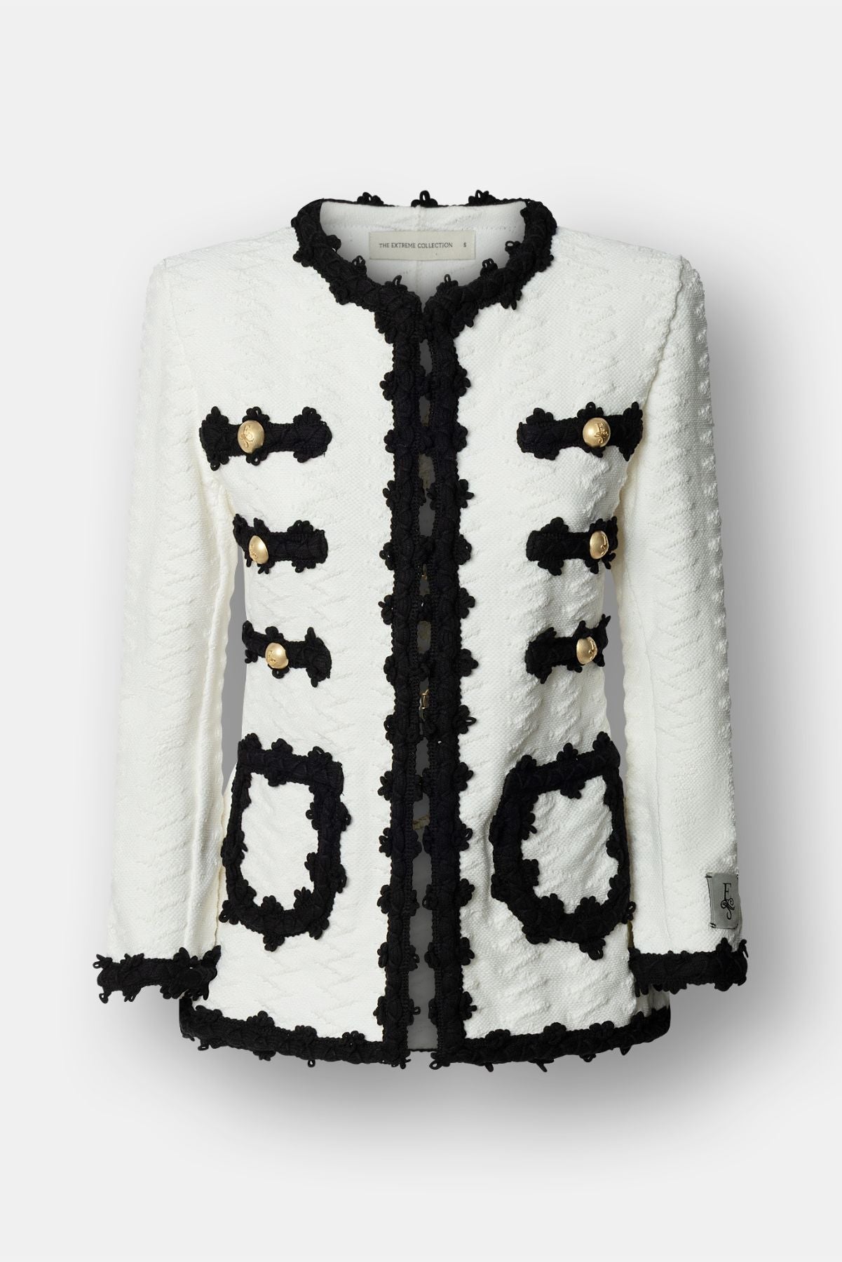 Oliver Monochrome Structured Knit Jacket - Limited Edition - THE EXTREME COLLECTION