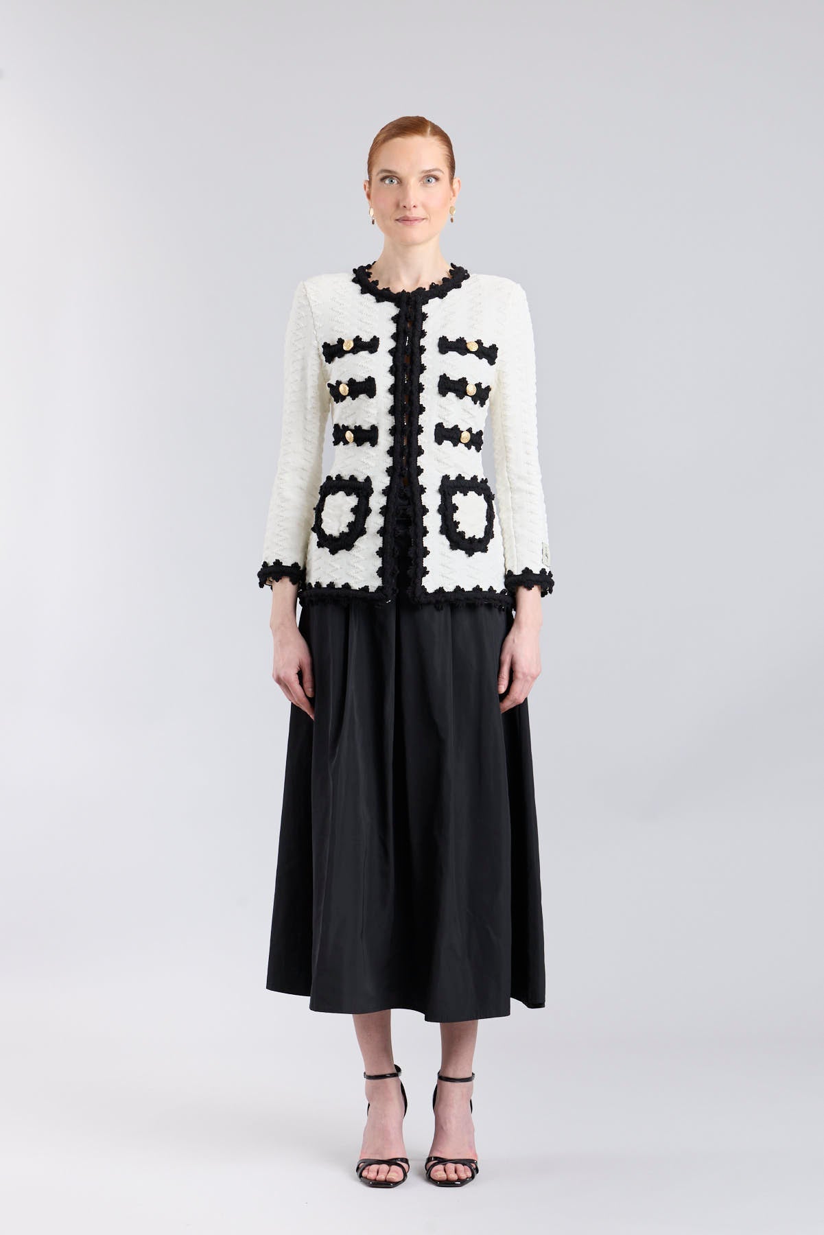 Oliver Monochrome Structured Knit Jacket - Limited Edition - THE EXTREME COLLECTION