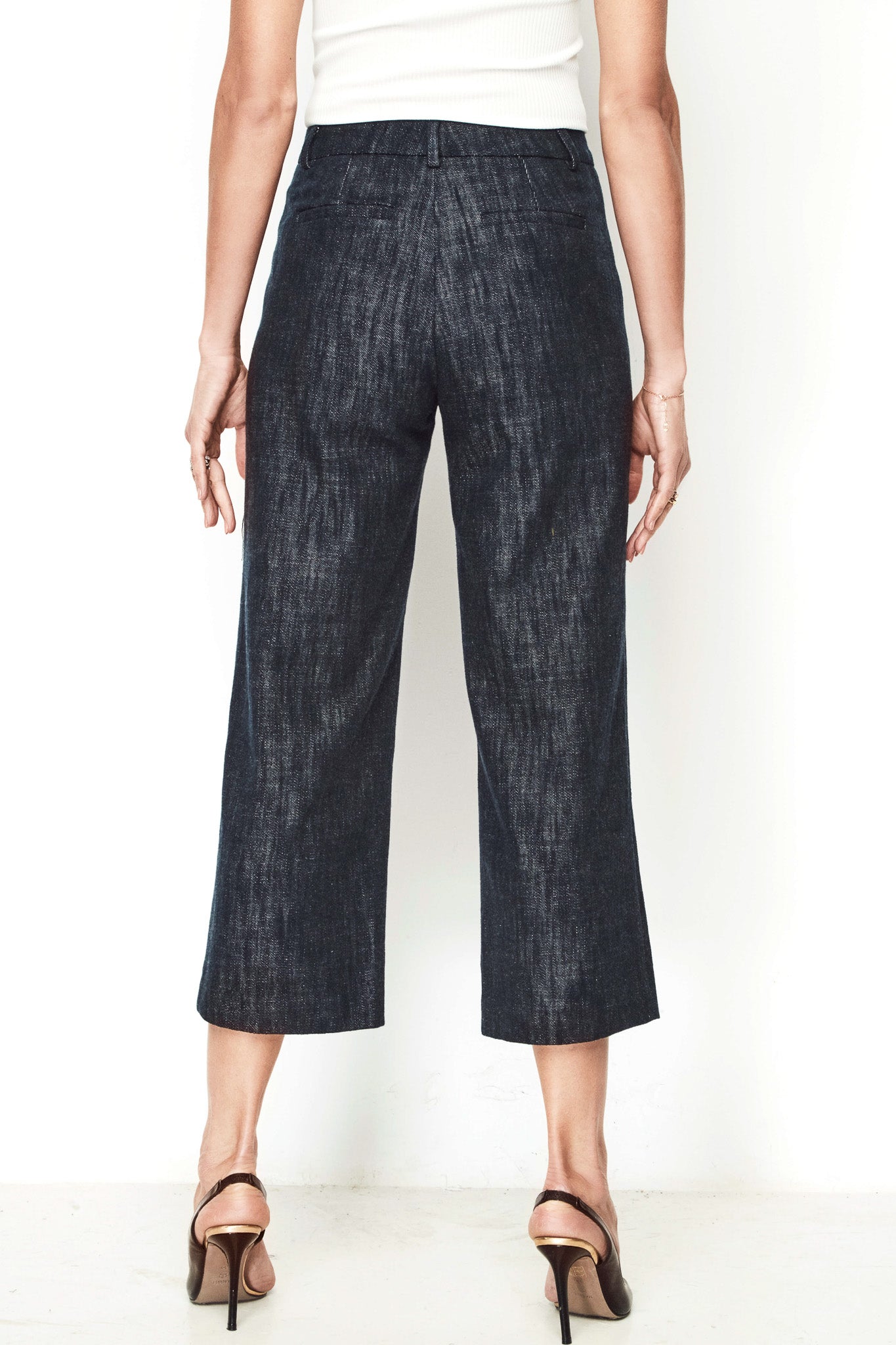 POPPY DENIM CULOTTE PANTS