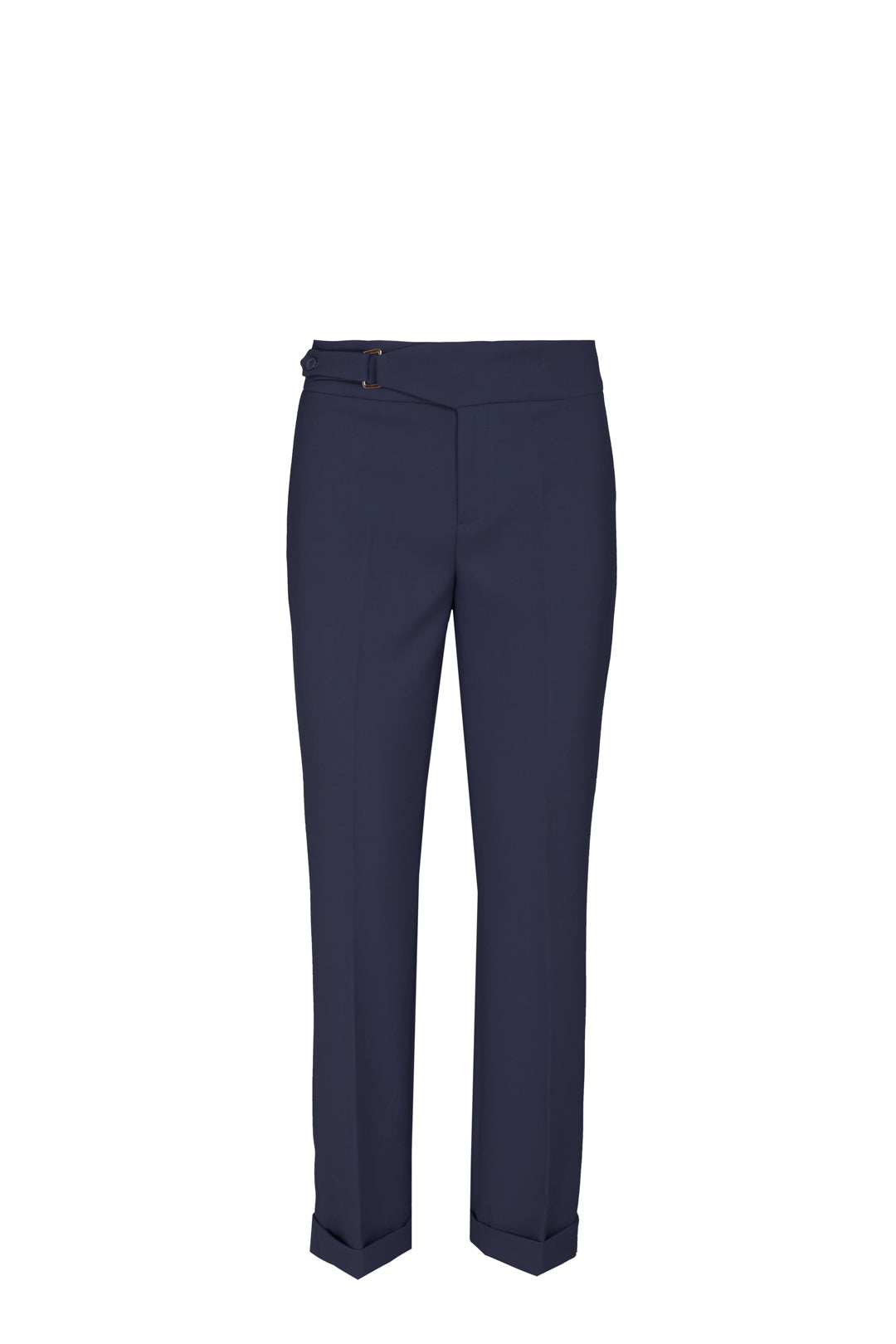 ATELIER NAVY BUCKLE PANTS