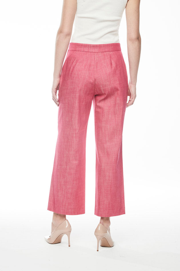 ANAIS FUCHSIA BUTTONED PANTS