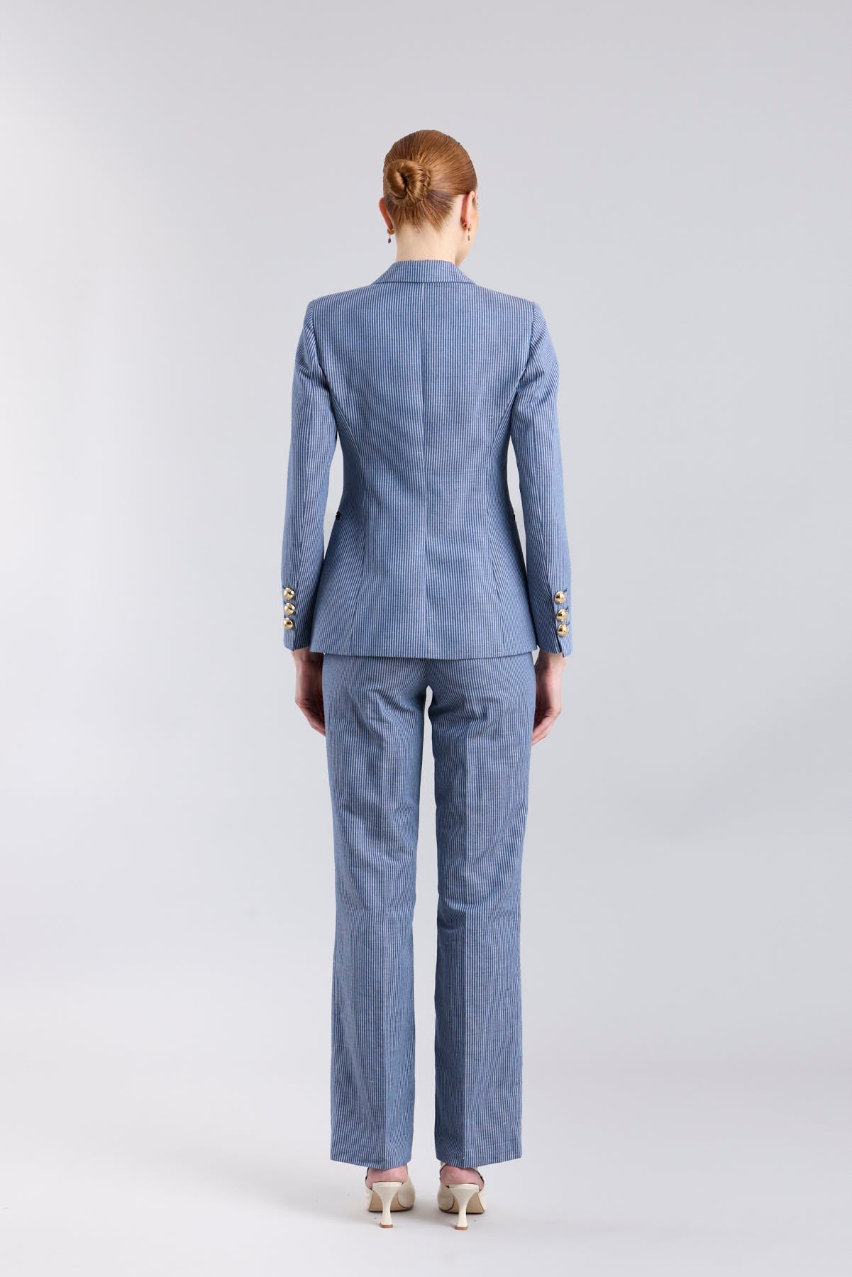 Paddy Striped Linen Tailored Blazer - Limited Edition - THE EXTREME COLLECTION