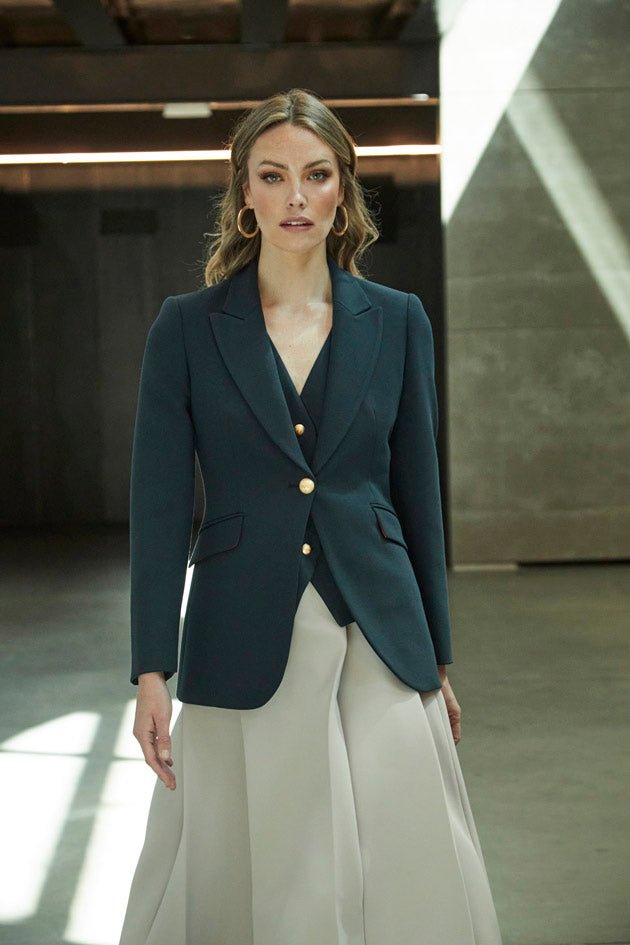 PARIS NAVY ONE - BUTTON BLAZER - THE EXTREME COLLECTION