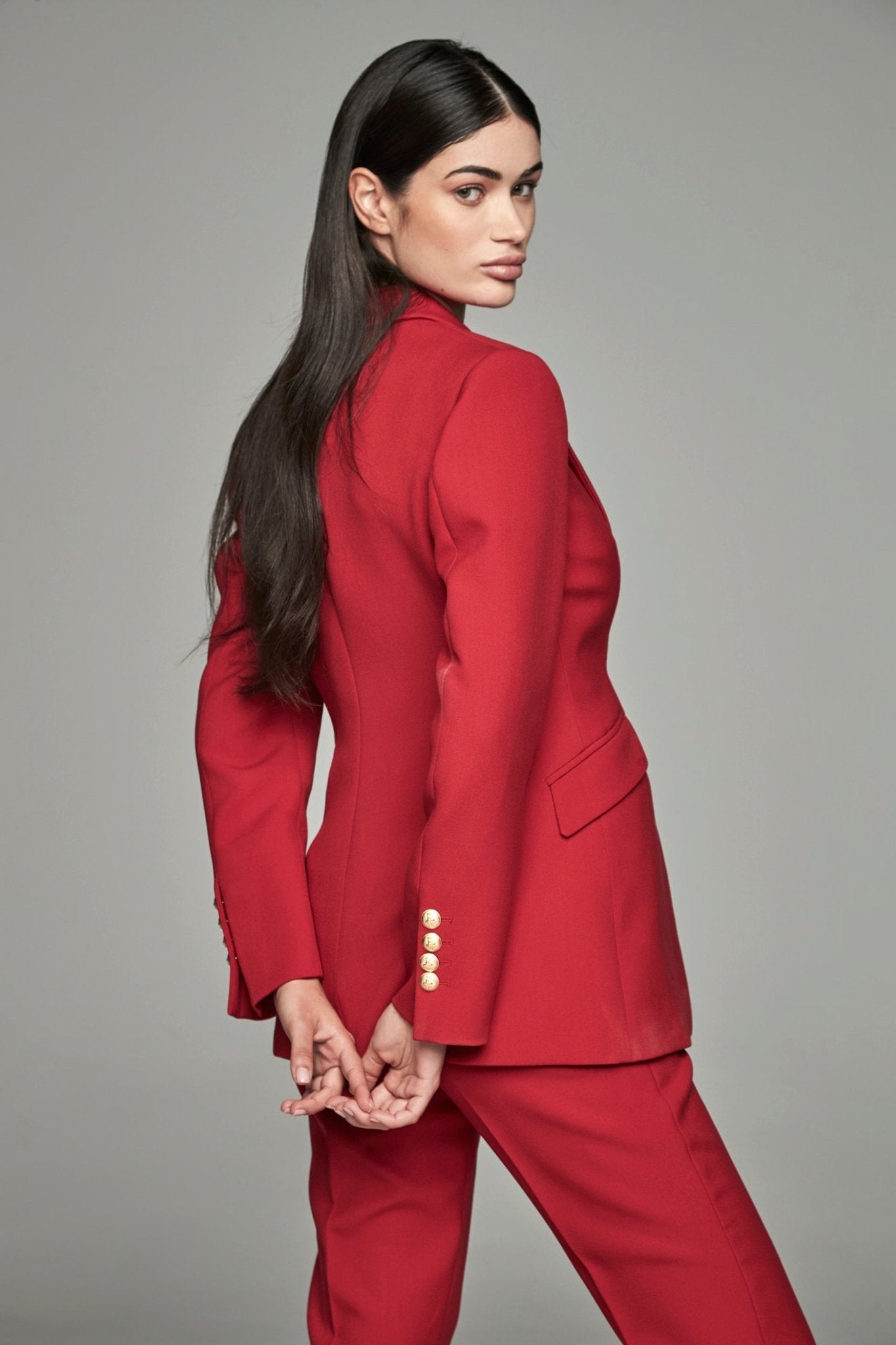 PARIS RED ONE - BUTTON BLAZER - THE EXTREME COLLECTION