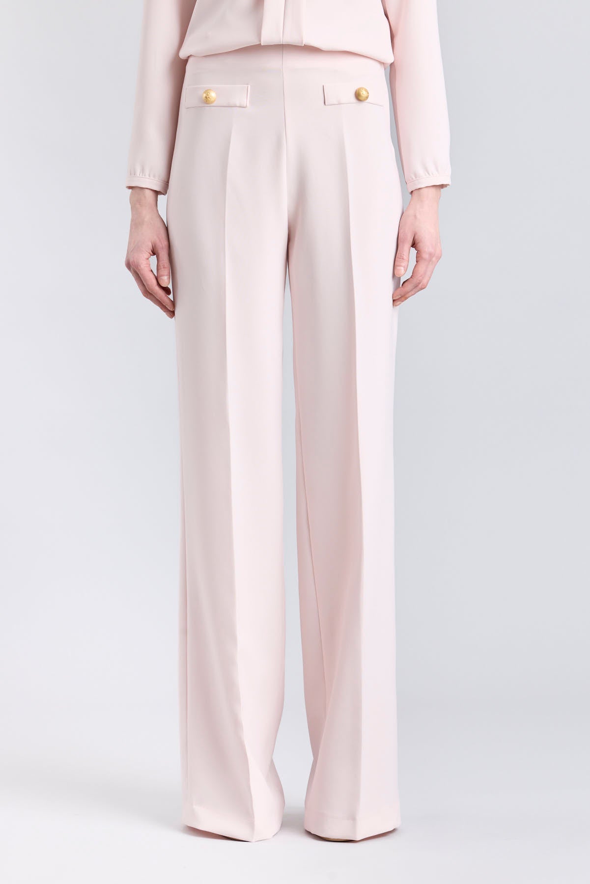 Pink High - Waisted Palazzo Trousers - Limited Edition - THE EXTREME COLLECTION