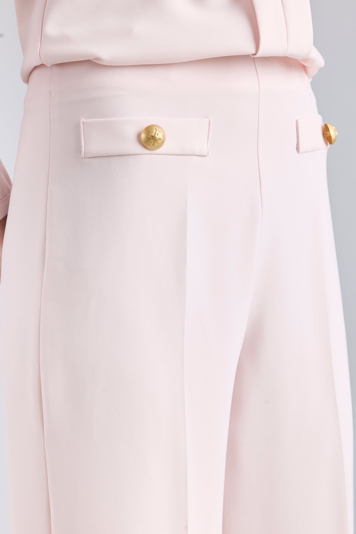 Pink High - Waisted Palazzo Trousers - Limited Edition - THE EXTREME COLLECTION