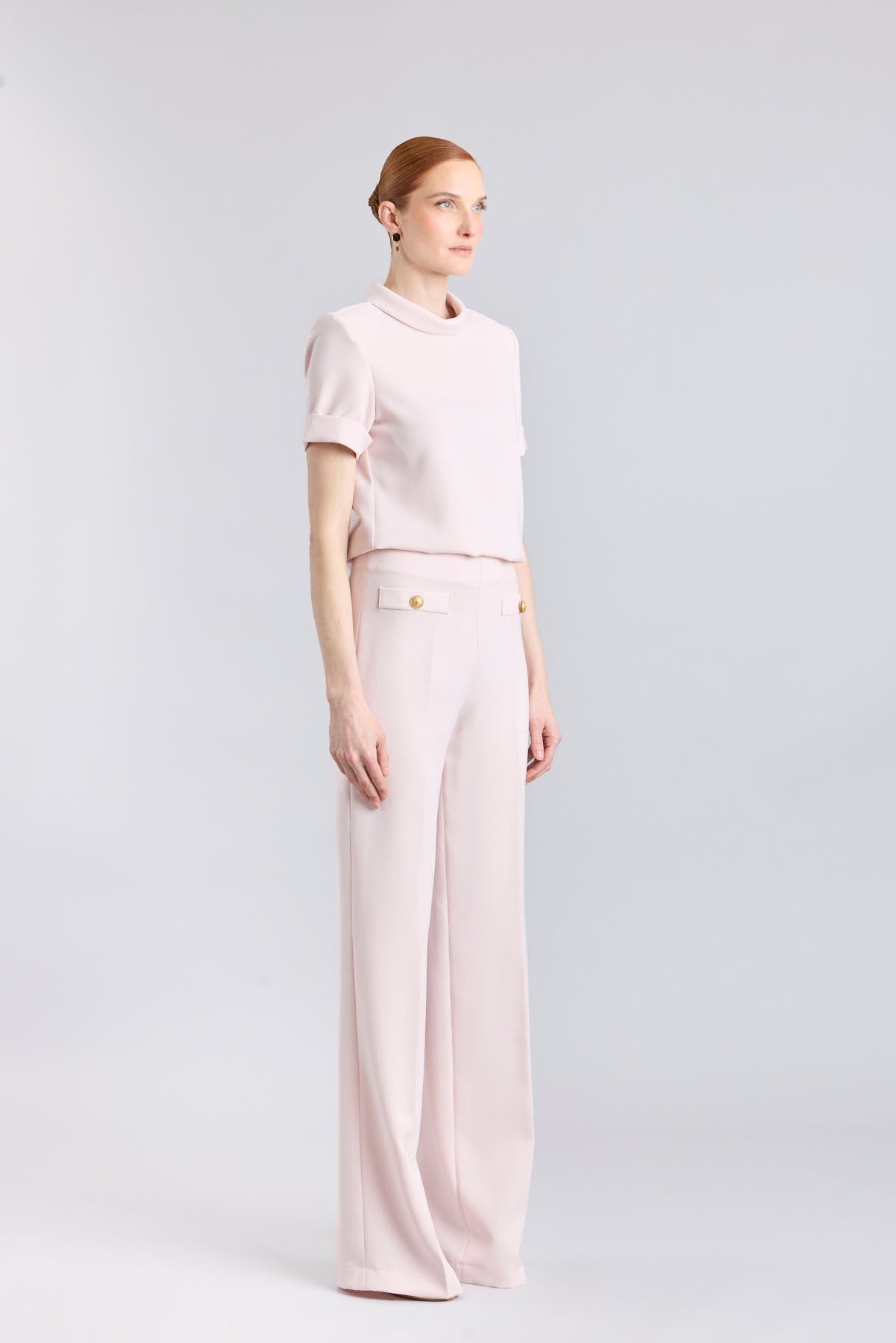 Pink Perkins Collar Top - Limited Edition - THE EXTREME COLLECTION