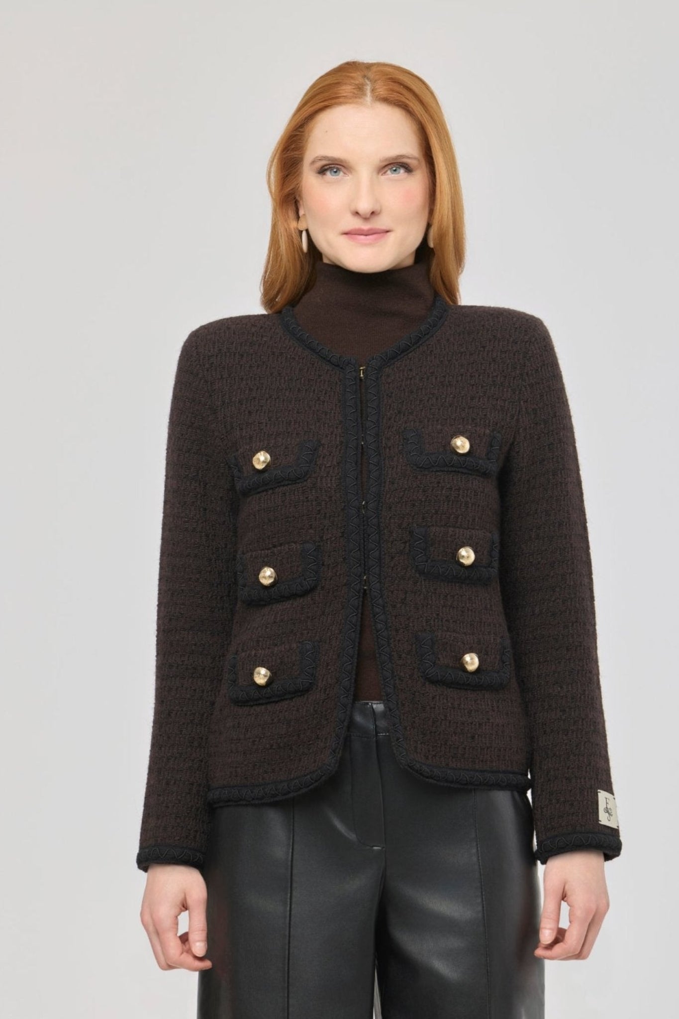Preston Brown Knit Jacket - Limited Edition - THE EXTREME COLLECTION