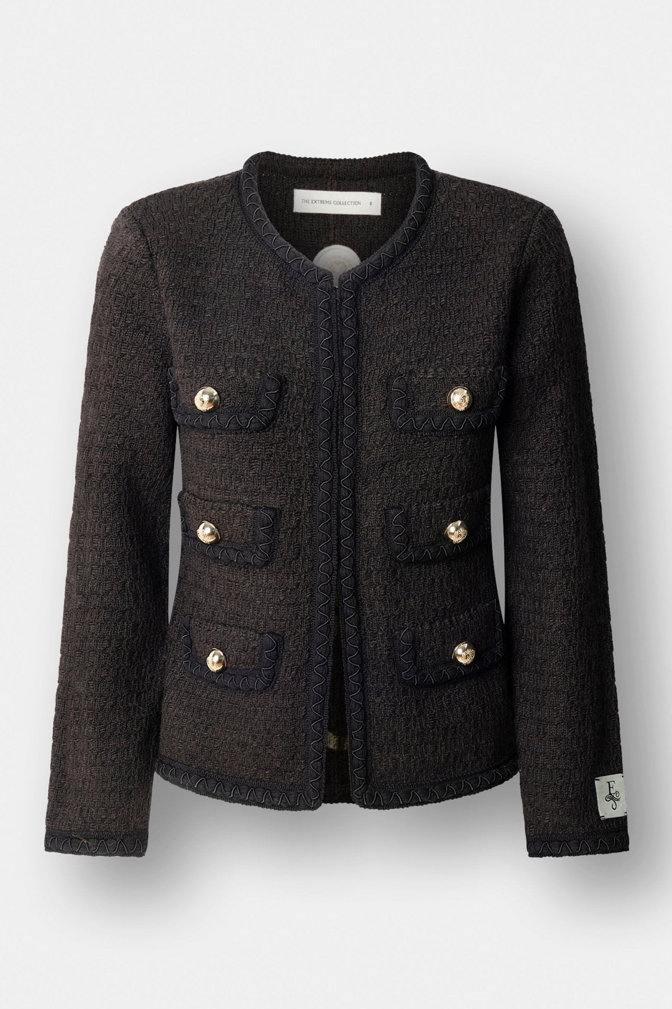 Preston Brown Knit Jacket - Limited Edition - THE EXTREME COLLECTION