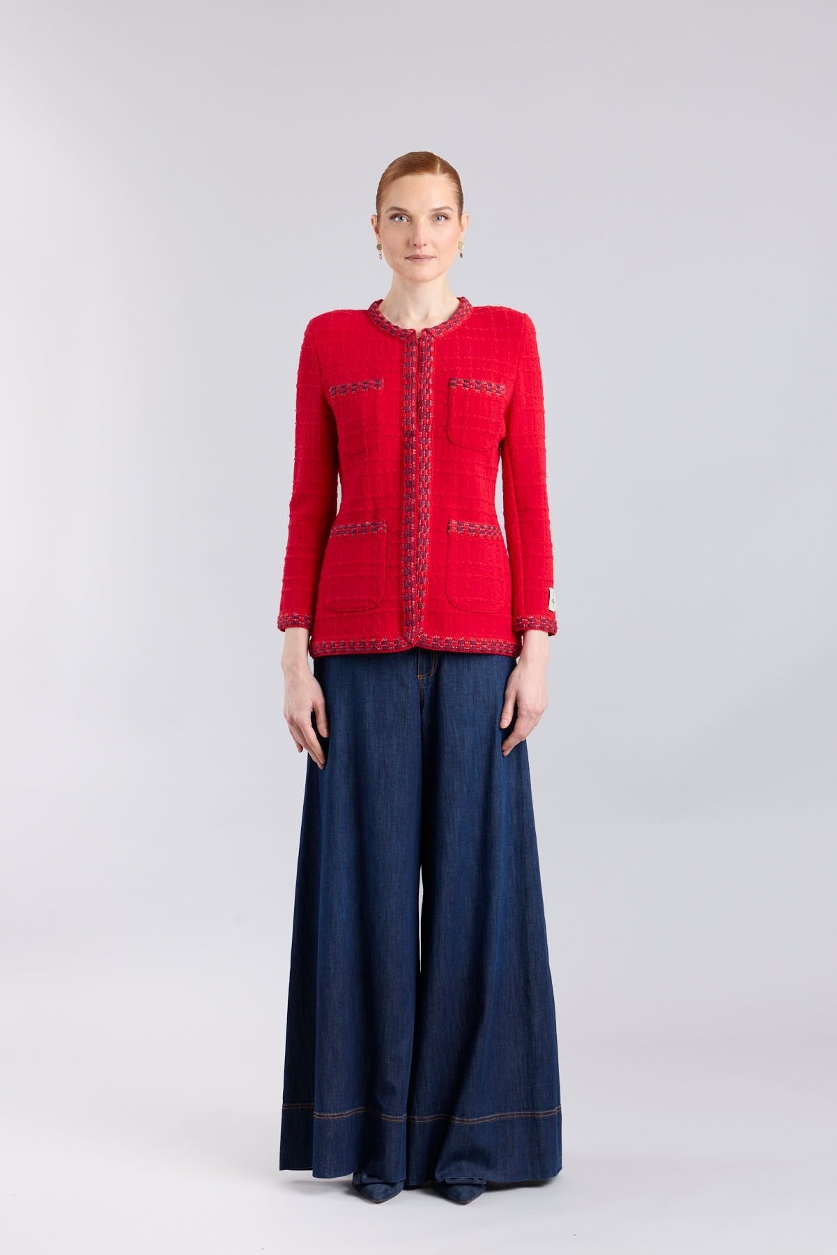 Prince Structured Red Knit Jacket - Limited Edition - THE EXTREME COLLECTION