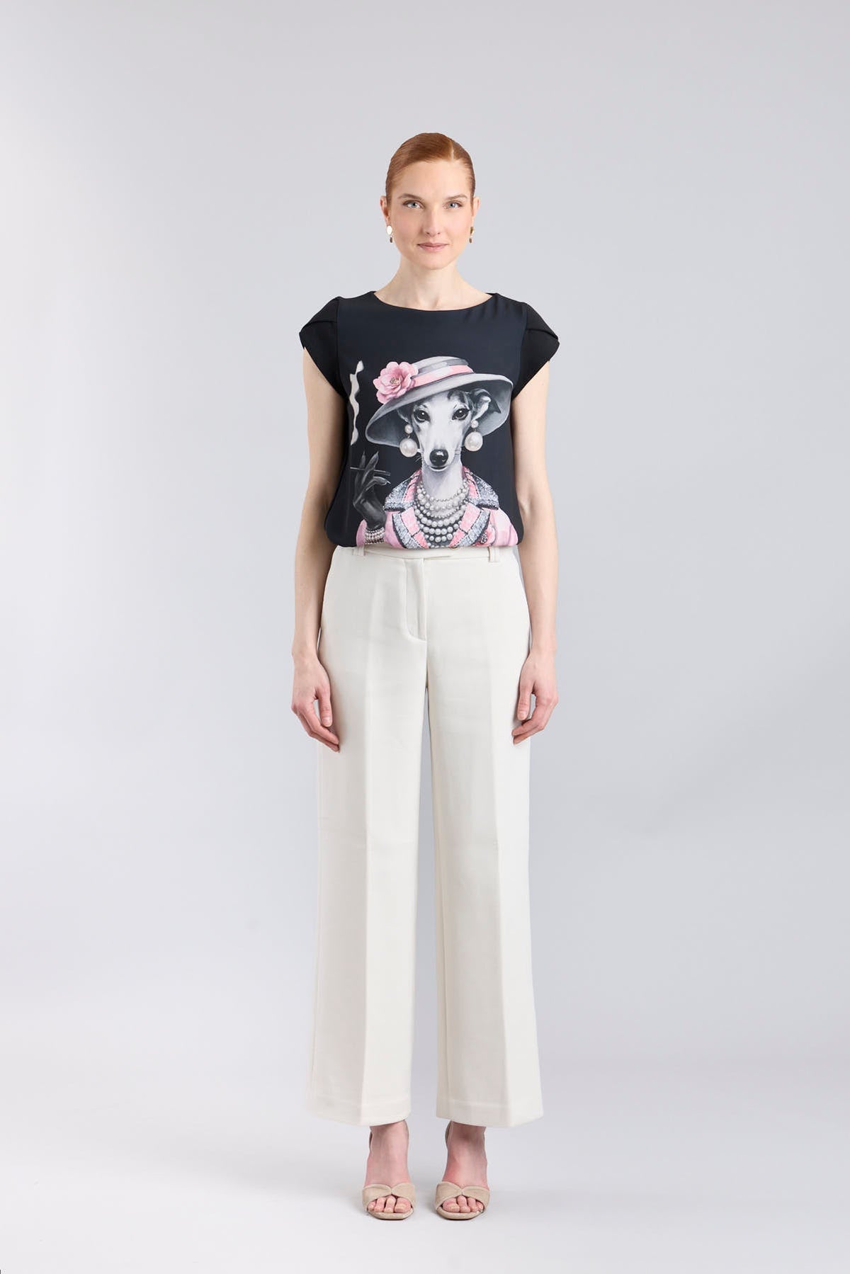 Printed Black T-Shirt Camelia - Limited Edition - THE EXTREME COLLECTION