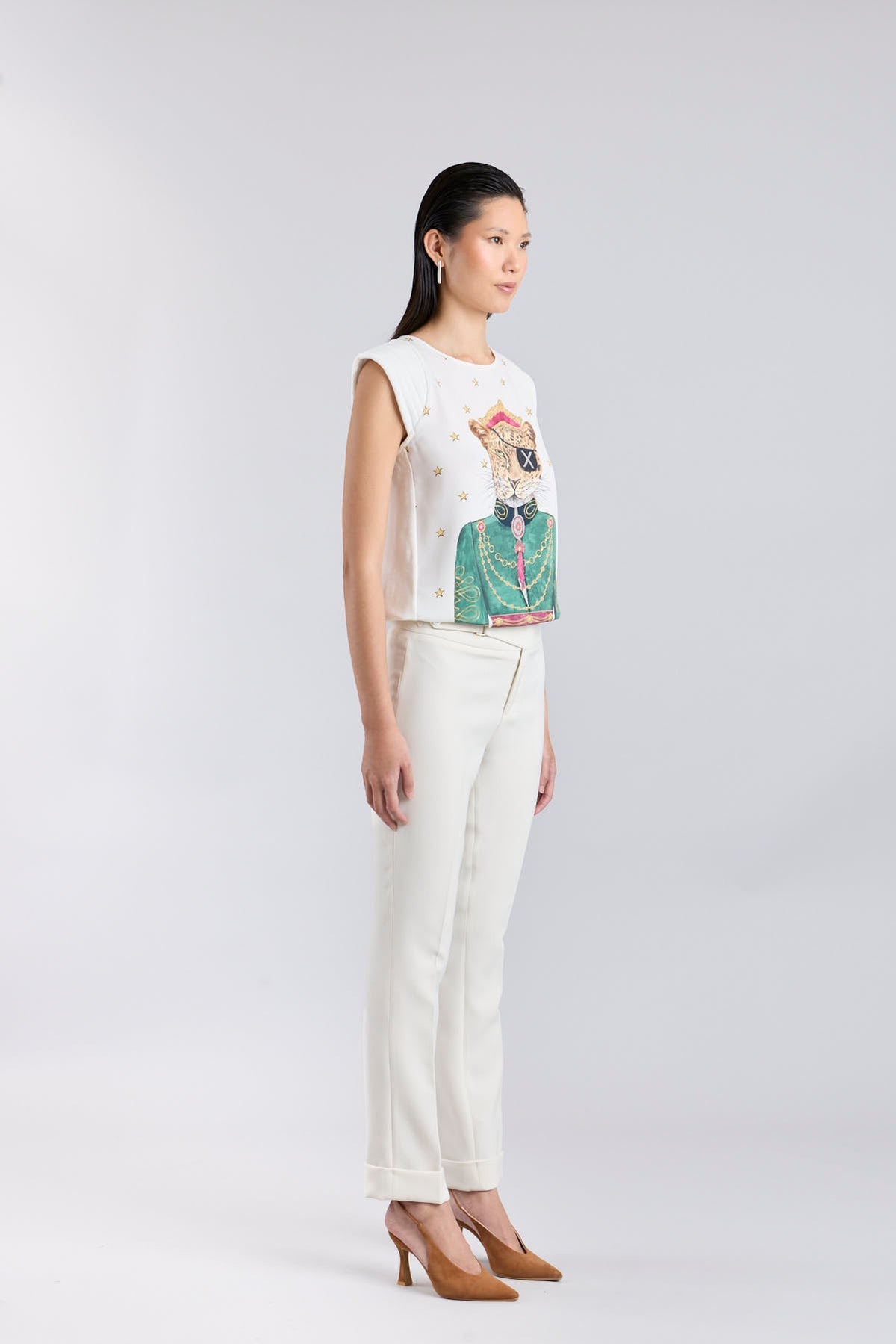 Printed White T-Shirt Anne Bonny - Limited Edition - THE EXTREME COLLECTION