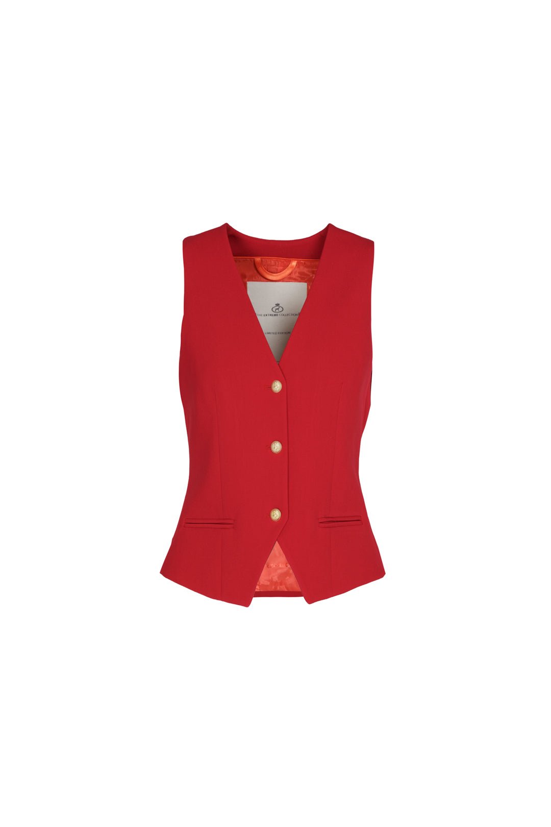 RED ATELIER WAISTCOAT - THE EXTREME COLLECTION