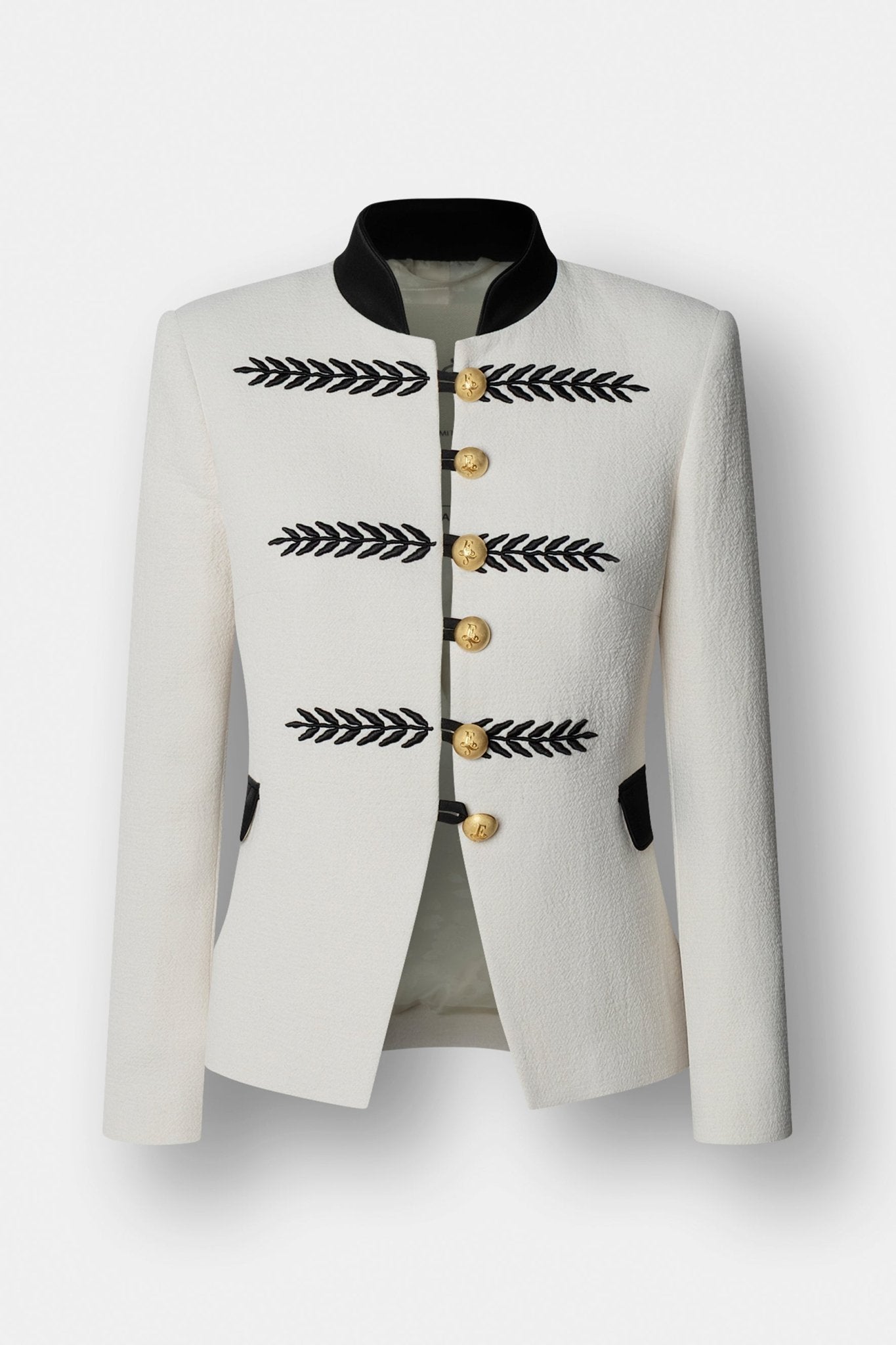 Renata Cropped Embroidered Blazer - Limited Edition - THE EXTREME COLLECTION