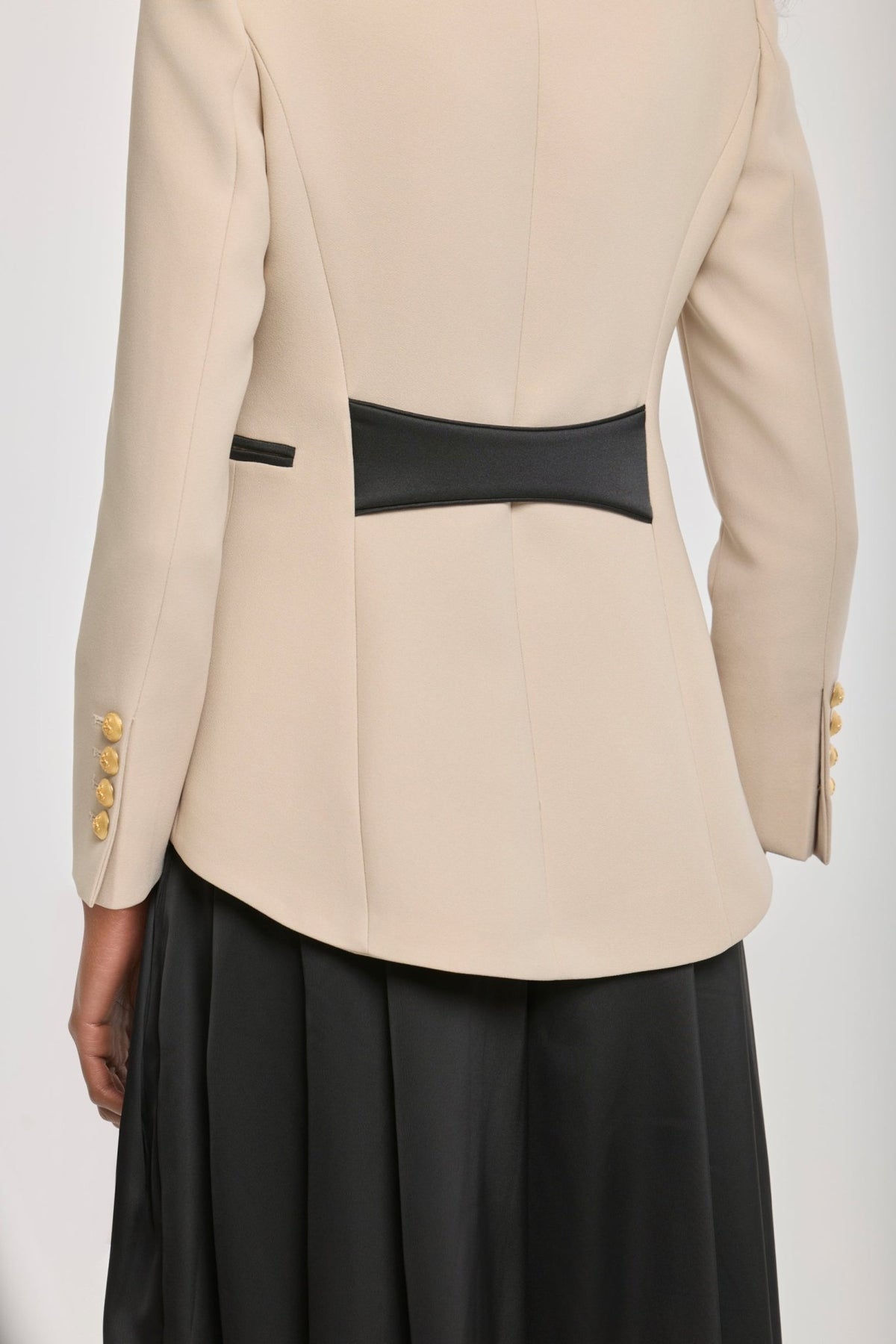 Renata Love Gold Beige Embroidered Blazer - Limited Edition - THE EXTREME COLLECTION
