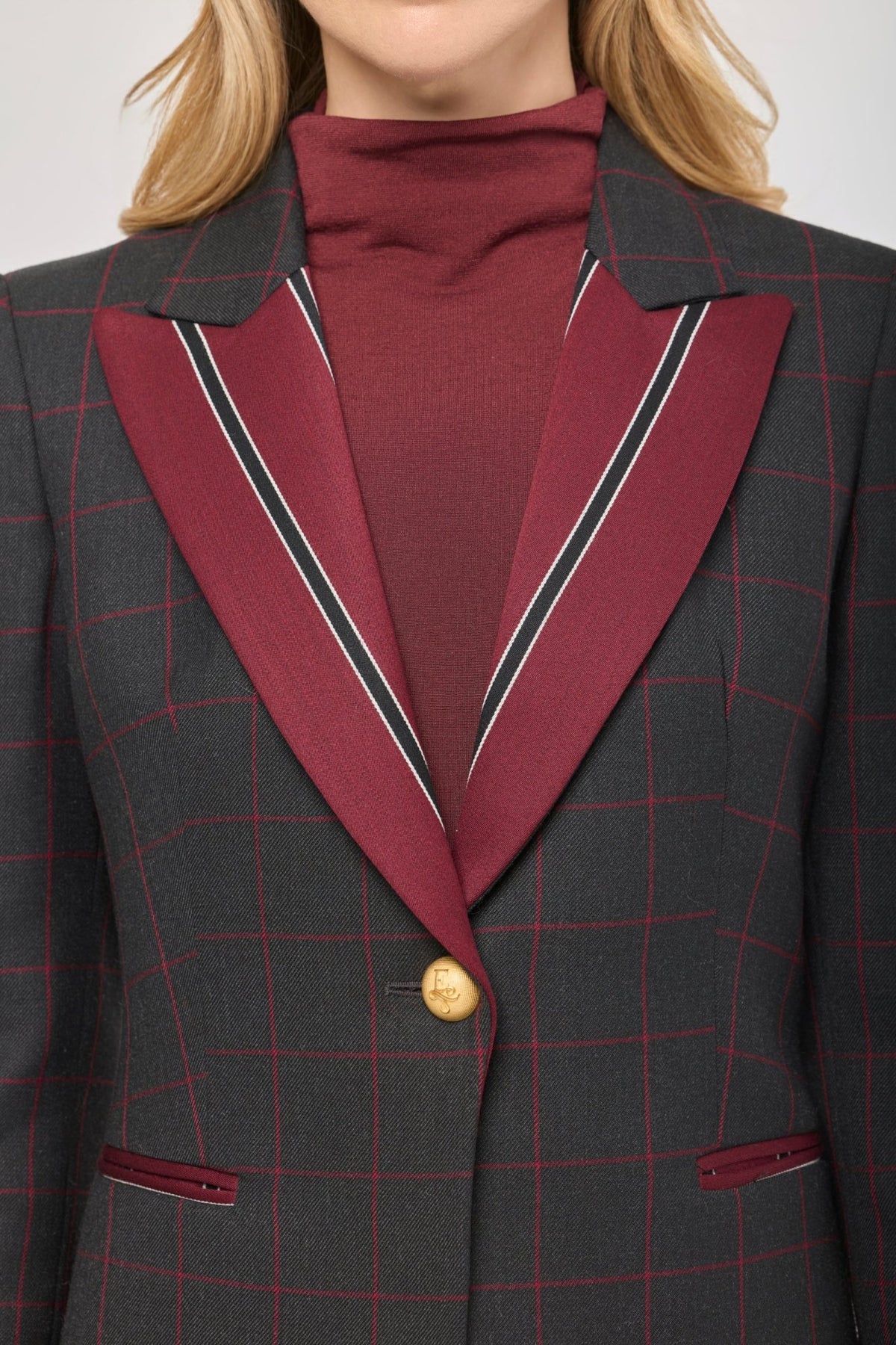 Rowan Wool Blazer with Contrast Lapel - Limited Edition - THE EXTREME COLLECTION