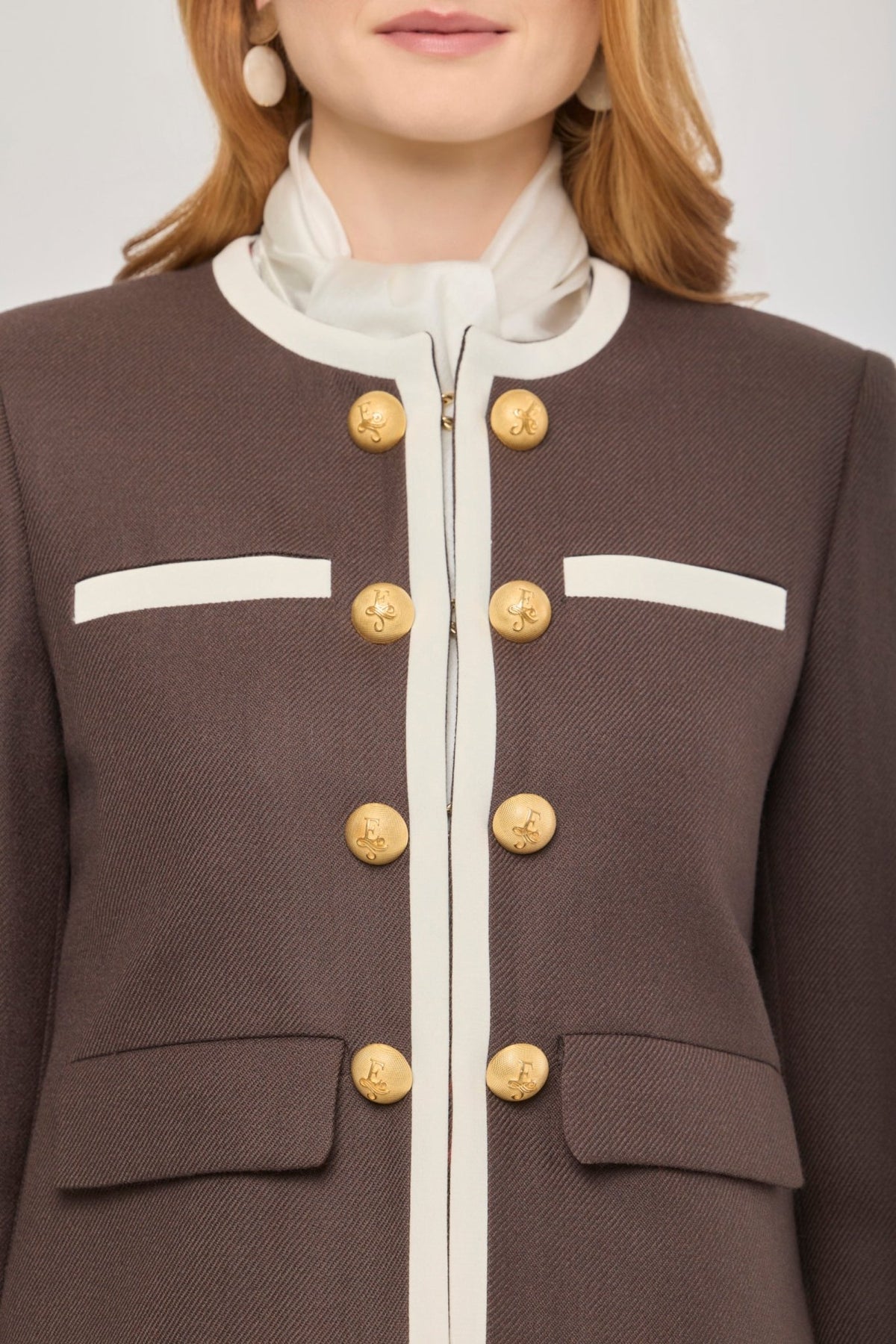 Talulla Wool Blazer with Round Neck - Limited Edition - THE EXTREME COLLECTION