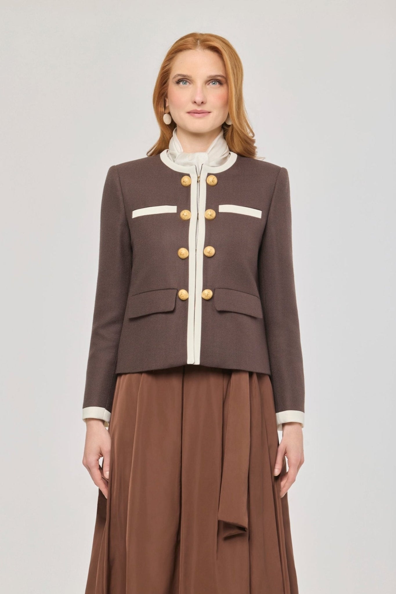 Talulla Wool Blazer with Round Neck - Limited Edition - THE EXTREME COLLECTION
