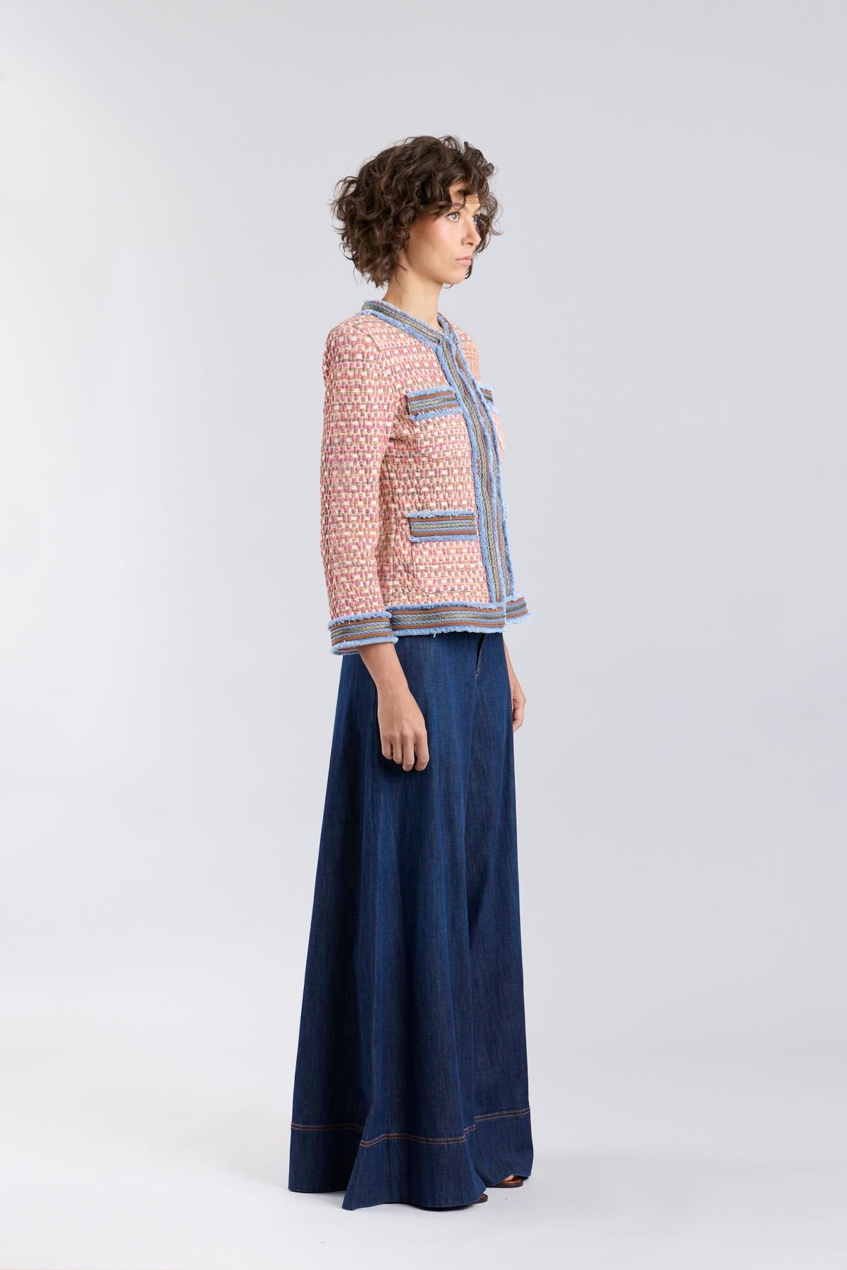 Tedy Textured Multi - tone Knit Jacket - Limited Edition - THE EXTREME COLLECTION