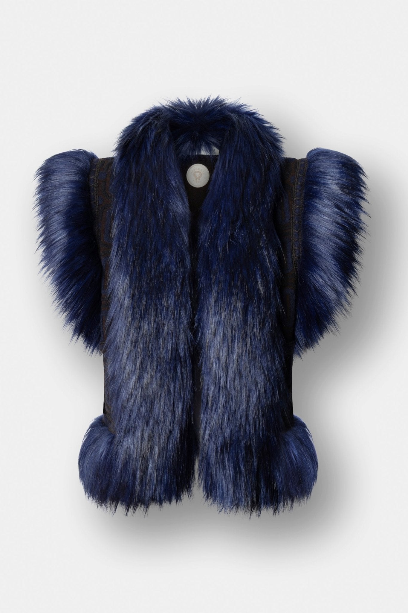 Theodoro Knit Vest with Faux Fur - Limited Edition - THE EXTREME COLLECTION