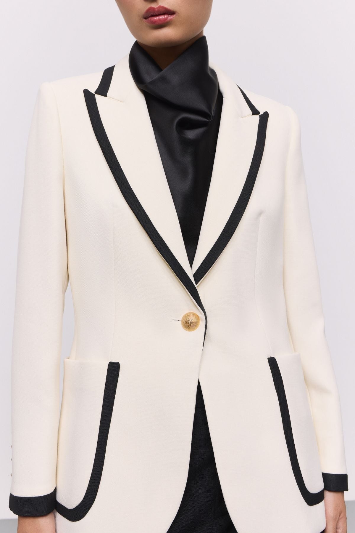 Two-Tone Blazer with Piping Laurent - Limited Edition - THE EXTREME COLLECTION