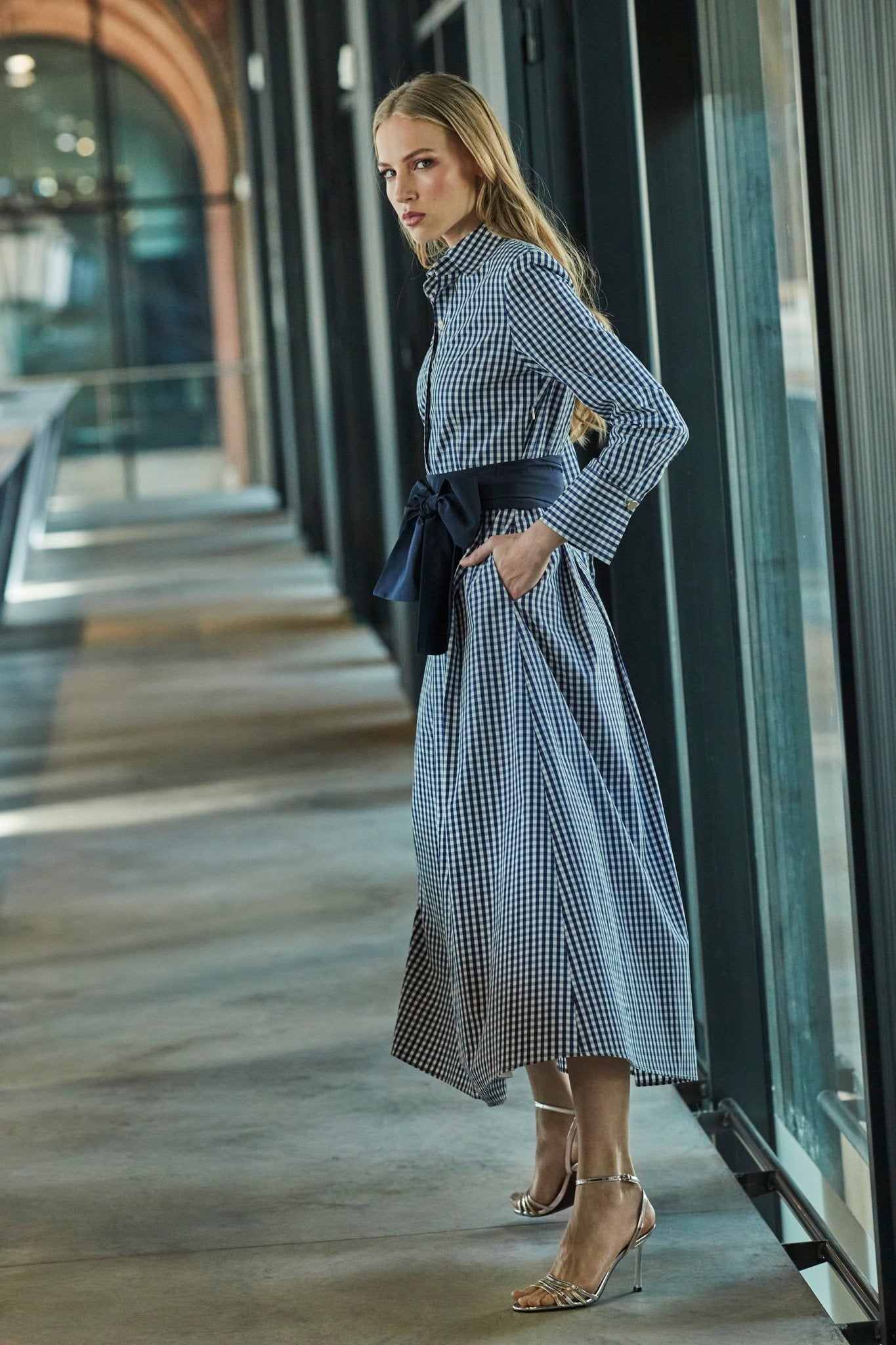 VESTIDO CAMISERO CUADROS VICHY CORNELIA - THE EXTREME COLLECTION