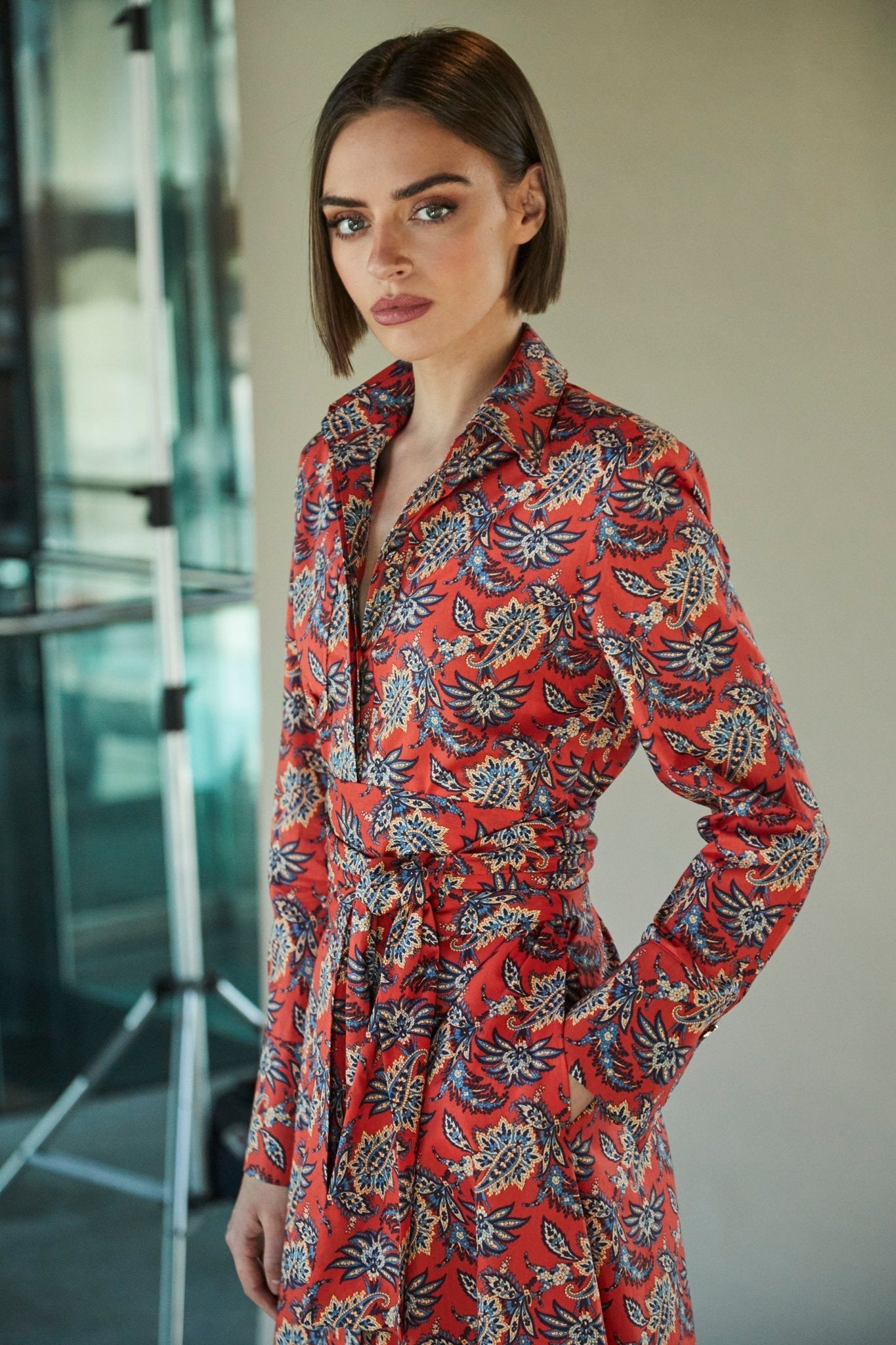 VESTIDO CORNELIA LIBERTY LONDON NARANJA - THE EXTREME COLLECTION