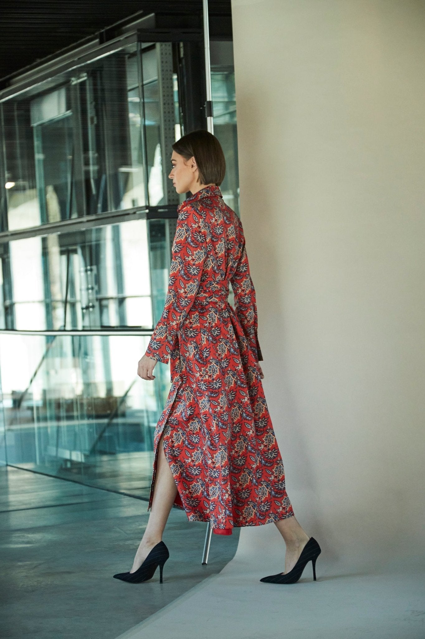 VESTIDO CORNELIA LIBERTY LONDON NARANJA - THE EXTREME COLLECTION