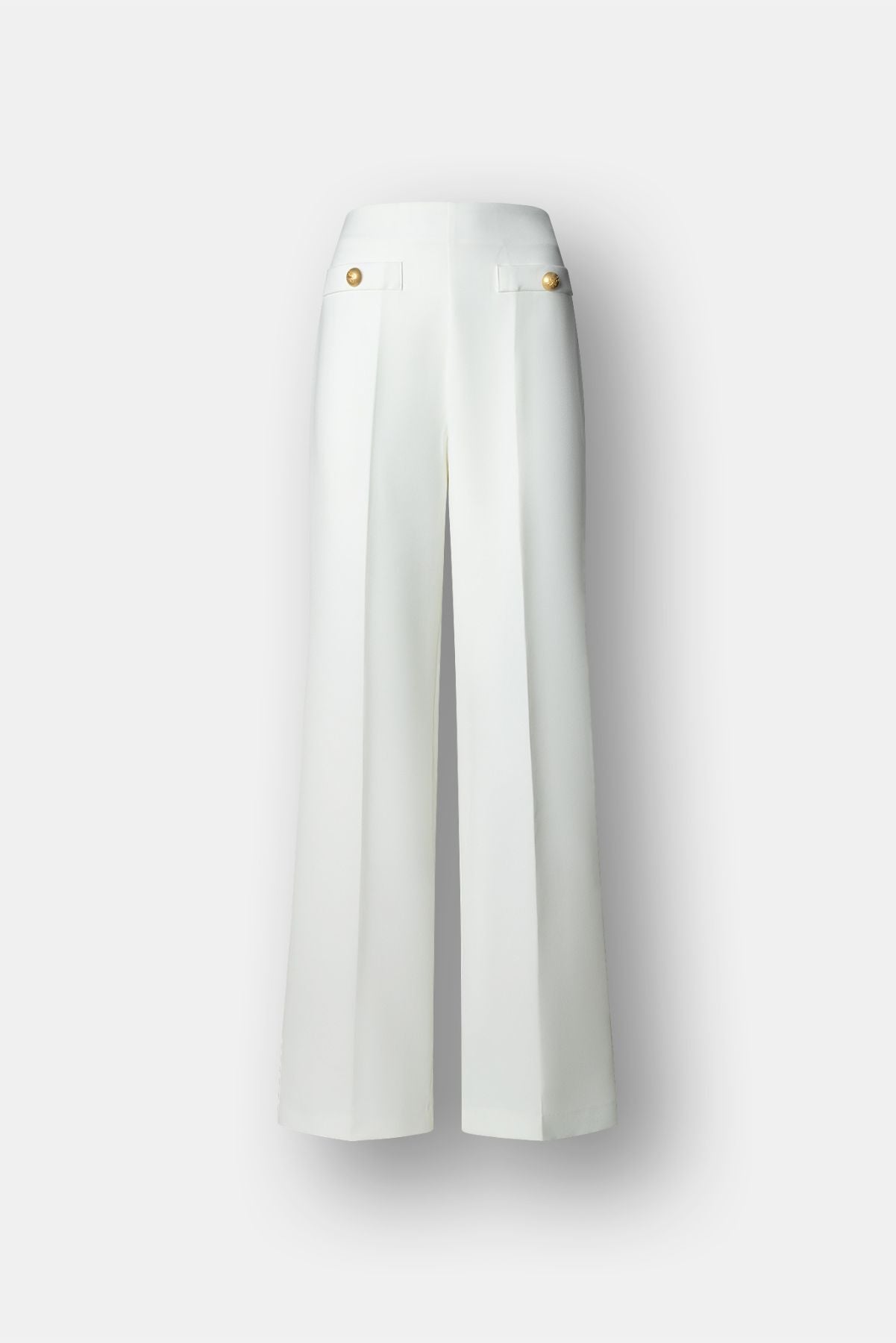 White High - Waisted Palazzo Trousers - Limited Edition - THE EXTREME COLLECTION