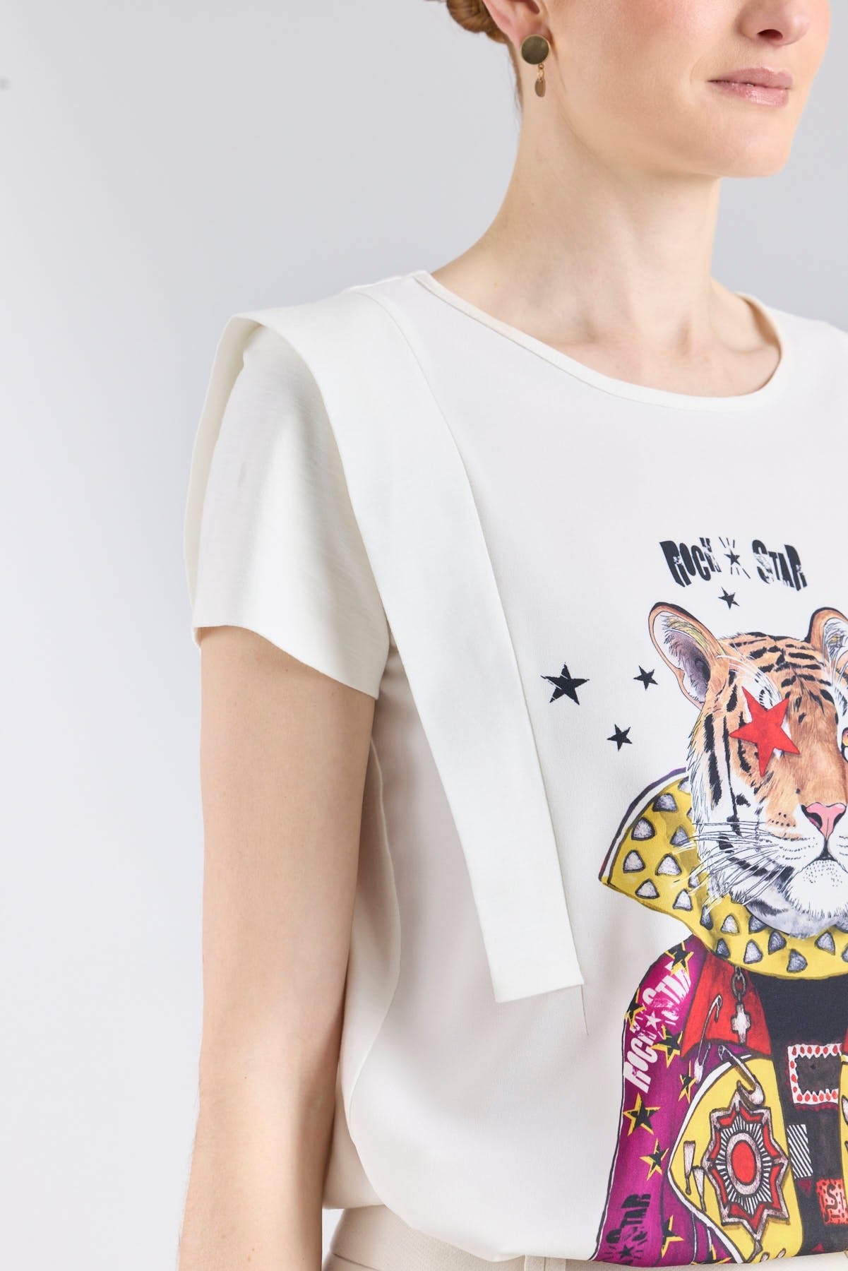 White Tiger Print T-Shirt - Limited Edition - THE EXTREME COLLECTION