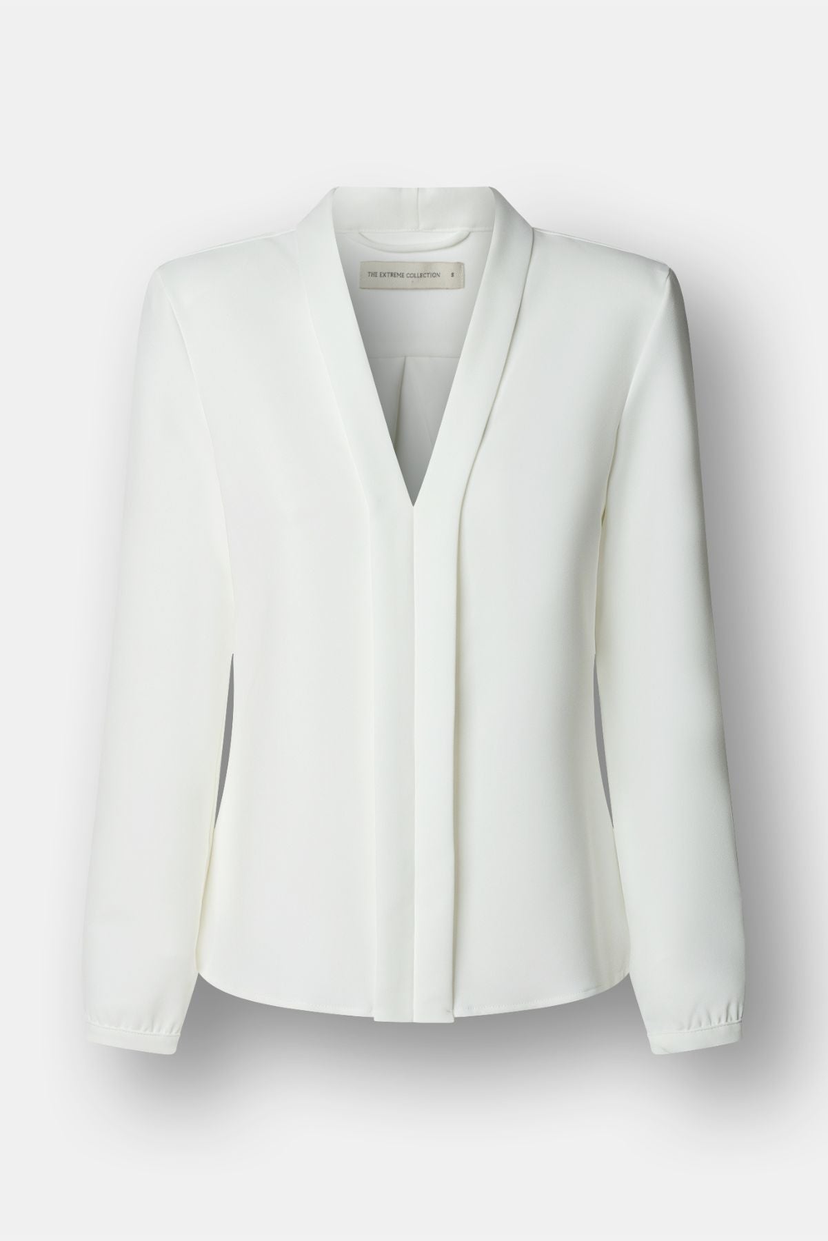White Tuxedo Collar Blouse - Limited Edition - THE EXTREME COLLECTION